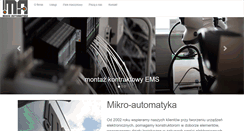 Desktop Screenshot of mikro-automatyka.pl